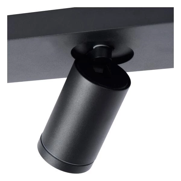 Lucide TAYLOR - Foco de techo Baño - LED Dim to warm - GU10 - 2x5W 2200K/3000K - IP44 - Negro - detalle 2